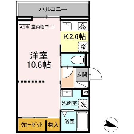 ＧＲＡＮＤ　Ｄ－ＲＯＯＭ上重原の物件間取画像